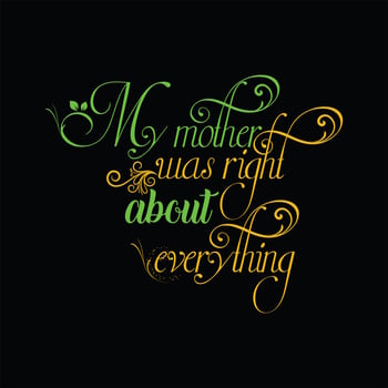 Mother T-shirt Design vector