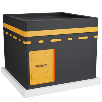 3D Icon Illustration Kaaba building png