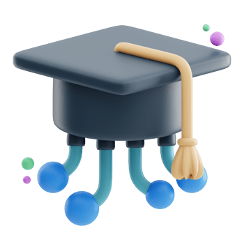 E-Learning digitalization 3D Illustration png