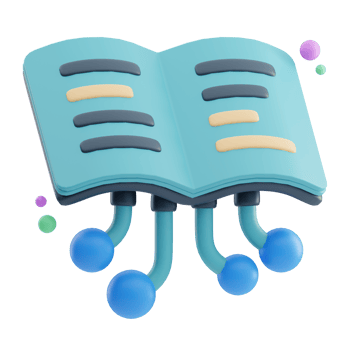 Digital Book digitalization 3D Illustration png