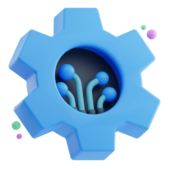 Settings digitalization 3D Illustration png
