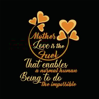 Mother T-shirt Design vector