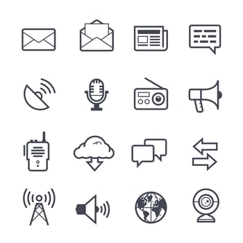 Communication line Icon. vector