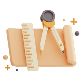 Draft Art Design 3D Illustration png