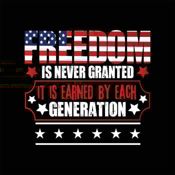 4th July T-shirt Design vector