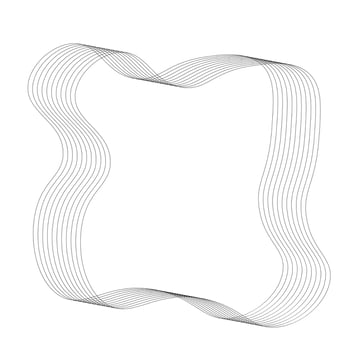 Vector Monoline Abstract Shape