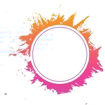 Round Inky Splashes vector