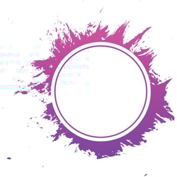 Round Inky Splashes vector