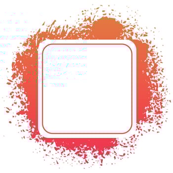 Round Inky Splashes Background vector