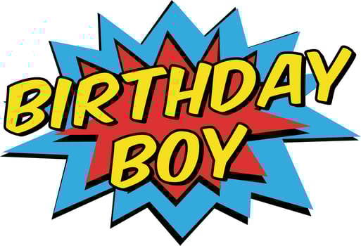 Kids Superhero Shirt - Super Hero Birthday boy and girl vector