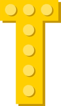 Puzzle Alphabet Letter Design vector