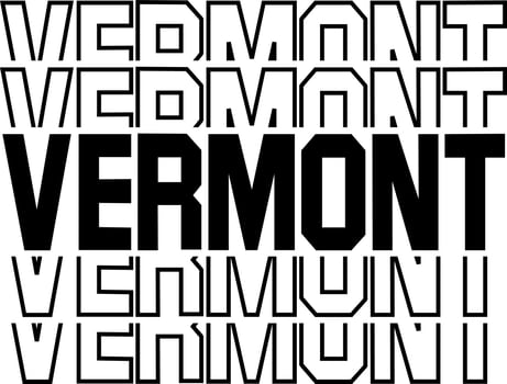 STACKED DESIGN USA STATE NAMES vector