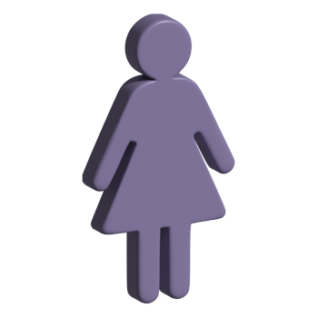 3d woman icon png