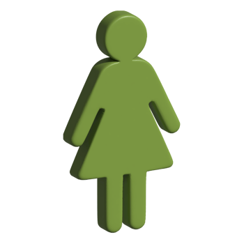 3d woman icon png
