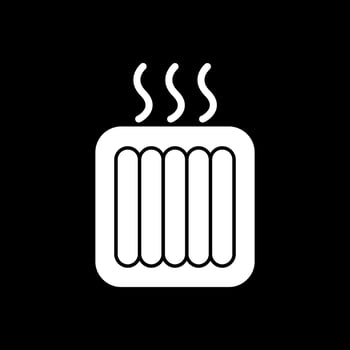 Underfloor Heating Vector Icon Design