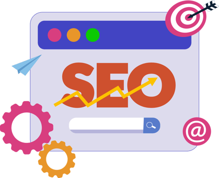 website seo optimization icon illustration png
