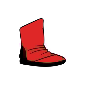 Boots man illustration creative design vector