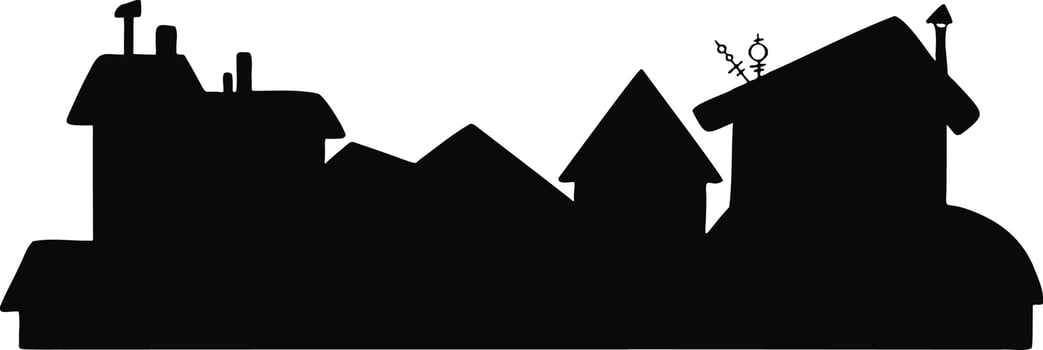 City silhouette. Background, town. symbol. icon. illustration set. High quality illustration vector