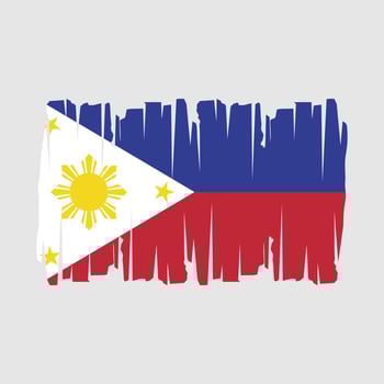 Philippines Flag Vector Illustration
