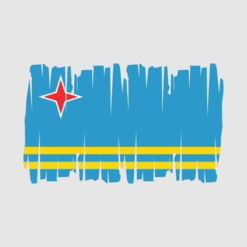 Aruba Flag Vector Illustration