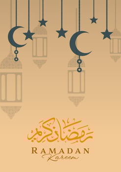 Ramadan Kareem designs. Ramadan greeting poster for Muslims. Banner, background, wallpaper, card. vector