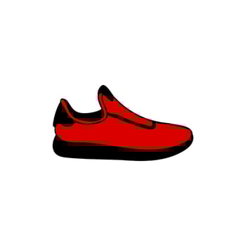 Shoes fitness modern illustration design vector