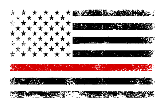 American Flag Thin Red Line Png