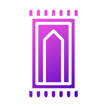 rug icon solid gradient pink style ramadan illustration vector element and symbol perfect.