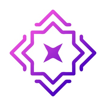 decoration icon solid gradient pink style ramadan illustration vector element and symbol perfect.