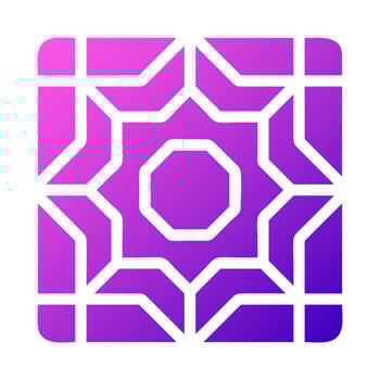 decoration icon solid gradient pink style ramadan illustration vector element and symbol perfect.