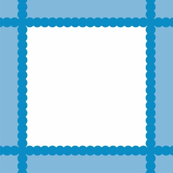 Blue and white frame background color with circle shapes. Suitable for social media post and web internet ads. vector