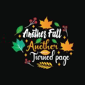 Autumn T-Shirt Design vector