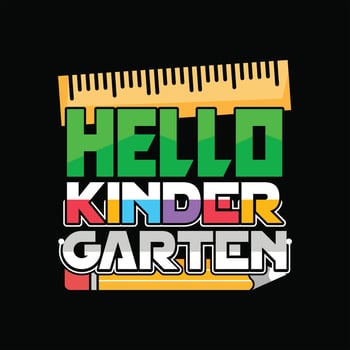 Back To School T-shirt Design vector