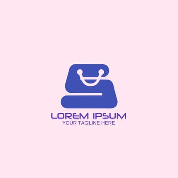 Shop Logo Template Design Vector. vector