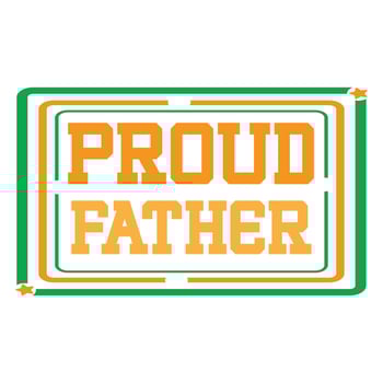 proud father, father's day print template vector best daddy love kids father dad