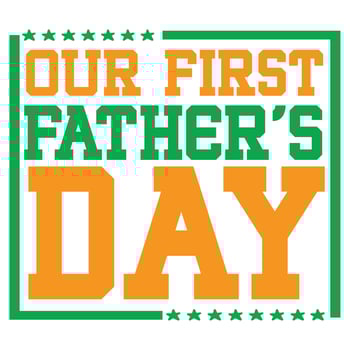 our first father's day print template vector best daddy love kids father dad