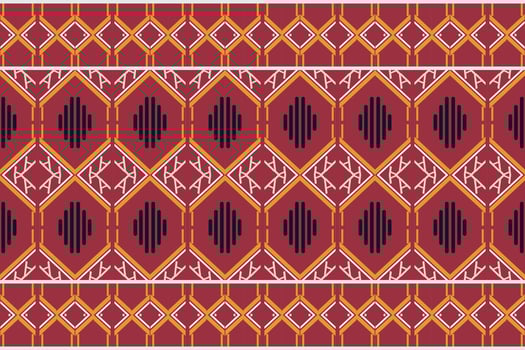 Ethnic pattern of the Philippines. Geometric ethnic pattern traditional Design It is a pattern geometric shapes. Create beautiful fabric patterns. Design for print. Using in the fashion industry. vector