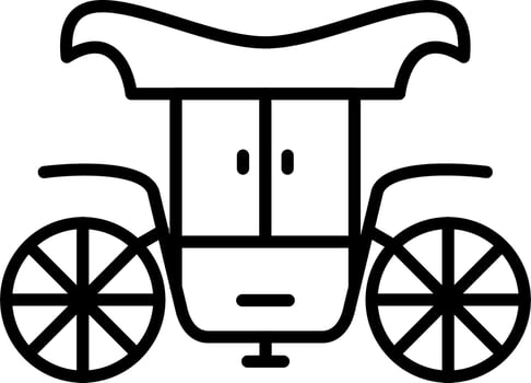 Carriage Icon Style vector
