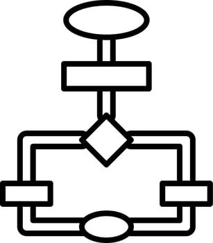 Flowchart Icon Style vector