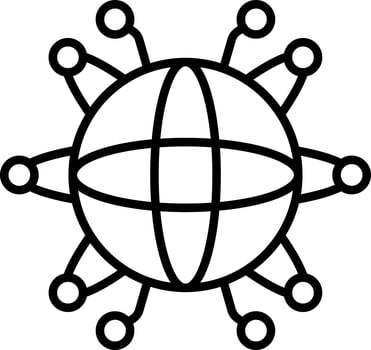 Cyberspace Icon Style vector