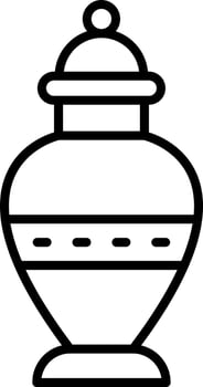 Urn Icon Style vector