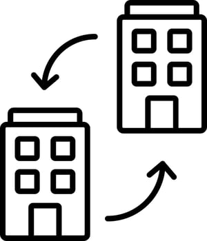 B2B Icon Style vector