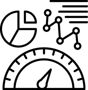 Benchmark Icon Style vector