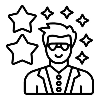 Famous Icon Style vector