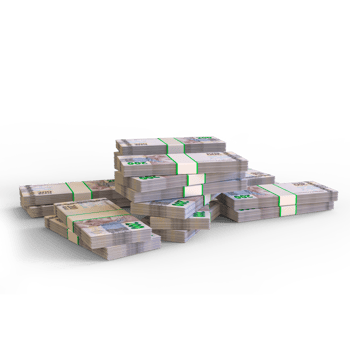 200 reais brazilian money 3d png