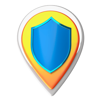 3d location shield protection png