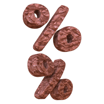 Easter chocolate percentage png