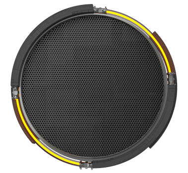 Neon circle 3d grads element for composition png