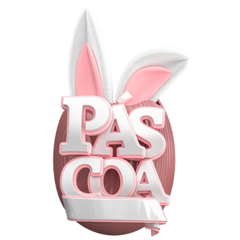 Easter rabbit egg ear chocolate 3d png