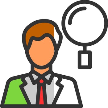 Consumer Research Vector Icon Design